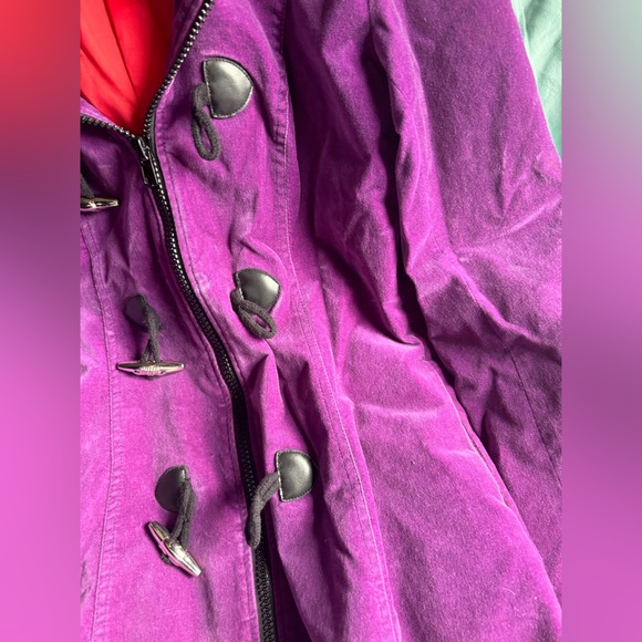 Tripp NYC Purple Velvet Coat - Picture 10 of 11